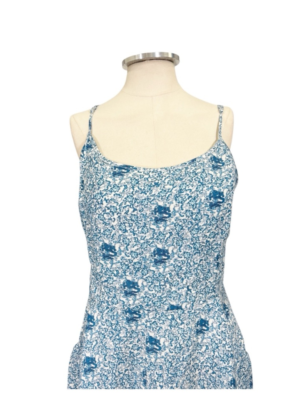 Tuckernuck Dragon Fleur Iris Fit and Flare Linen Dress Size Small - Picture 8 of 13
